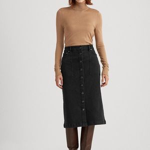 Ralph Lauren Denim Black Skirt